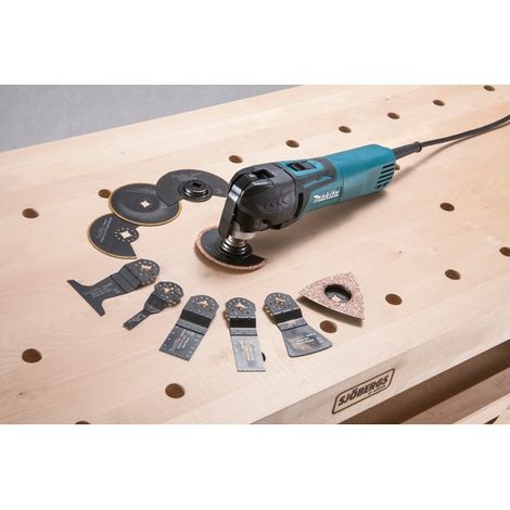 Découpeur Ponceur Multifonctions MAKITA TM3010CX3J - 320W - Avec Accessoires - En Coffret MAK-PAC — photo 5