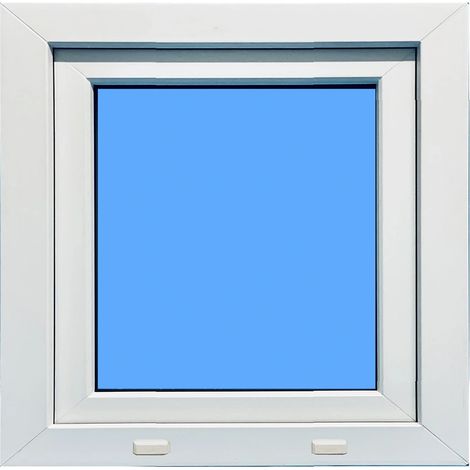 Eco-Blu – Fenêtre PVC 700x700mm blanche oscillo-battante – Double vitrage SGG CLIMALIT PLUS – Isolation thermique A+ – Kit d'installation inclus — photo 2