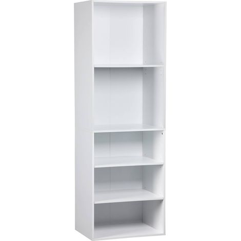 Module dressing avec 5 étagères. blanc. panneaux stratifiés — photo 1