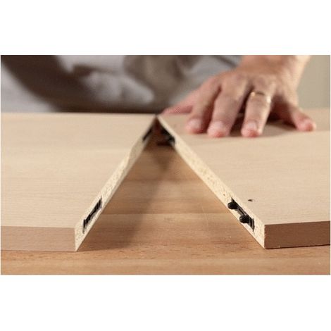 Lamello – Clamex P-14 lot de 80 paires pour assemblage démontable – Fixation P-System sans outil – Compatible panneaux 16mm – 145334 — photo 5