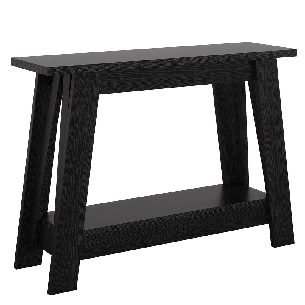 Tribesigns Console de 105 cm, Table d'entrée de style campagnard à 2 niveaux avec rangement