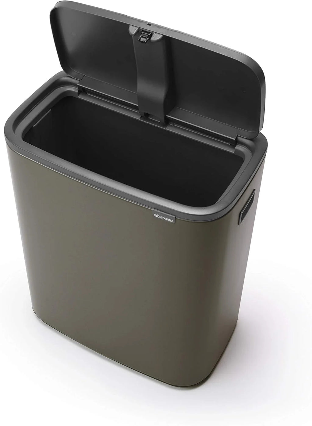 2026 Poubelle Brabantia, acier mat, anti-traces de doigts, 2 x 30 L