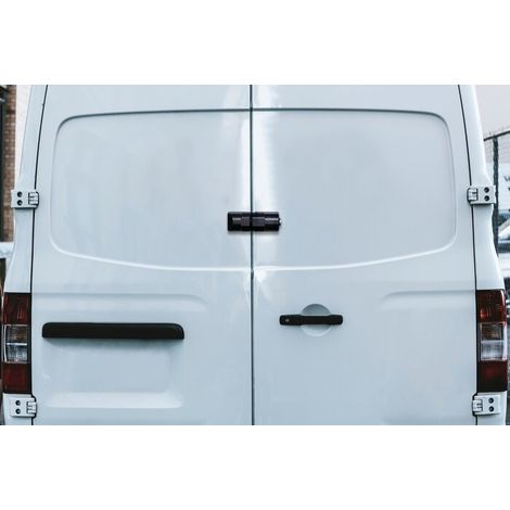 Mul-T-Lock – Serrure antivol utilitaire Armadlock pour portes arrières – Haute sécurité avec pêne renforcé – Verrouillage par système de poussoir – 2 clés fournies — photo 2