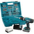 Makita – Perceuse visseuse à percussion 18V 42 Nm – 2 batteries 18V 2Ah – Mandrin 13 mm – Moteur Brushless – Couple 42Nm – HP488DAEX1 — photo 1