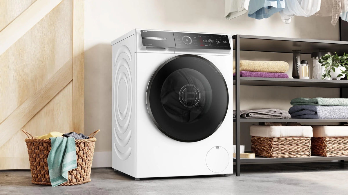 2026 Bosch WGB244A2FR, Série 8, Lave-linge Pose-libre, 9 kg, 1400 trs/min, Blanc