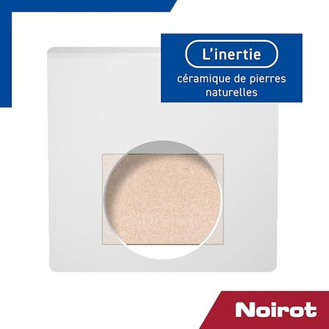 Radiateur à inertie céramique NOIROT Amaroc horizontal 1500W blanc — photo 4