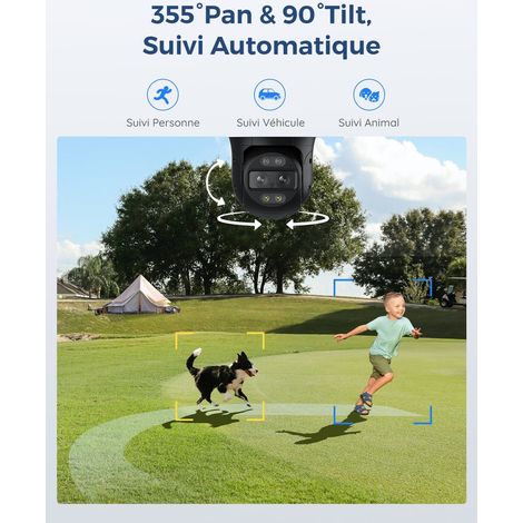 Reolink – Caméra PTZ 4K 8MP extérieure PoE – Double objectif 6x zoom – Suivi automatique – Vision nocturne couleur – Détection intelligente — photo 4