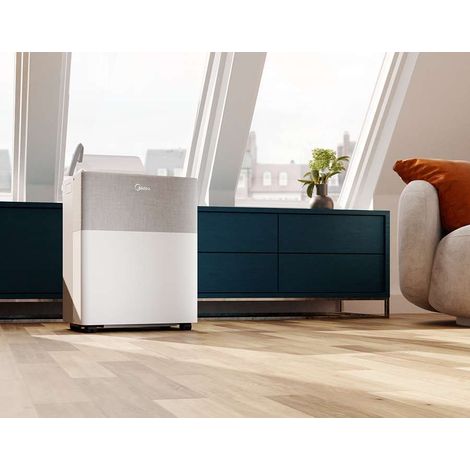 MIDEA PORTASPLIT  Climatiseur Split Mobile Réversible Froid /Chaud, 3500W/12000BTU, WiFi, déshumidificateur, ventilateur, jusqu’à 40m2, kit fenêtre inclus — photo 5