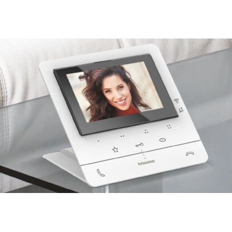 Bticino – Portier vidéo mains libres 2 fils – Écran couleur LCD 5'' – Technologie 2 fils – Commande électrique personnalisable — photo 2