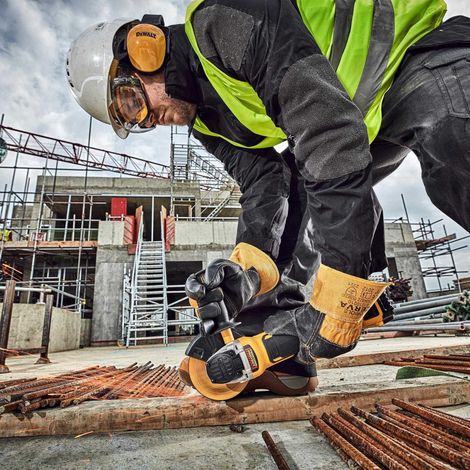 Dewalt – Meuleuse d'angle 18V sans balais – Ø125mm – Moteur Brushless – Frein électronique – Pour béton armé et métal — photo 3