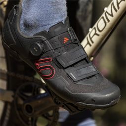 Chaussures VTT Adidas Five Ten Kestrel Boa Noir Rouge — photo 8