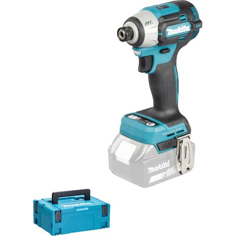 Makita – Visseuse à chocs 18V 210Nm – Moteur brushless – 4 vitesses réglables – Format compact 121mm – Coffret Makpac