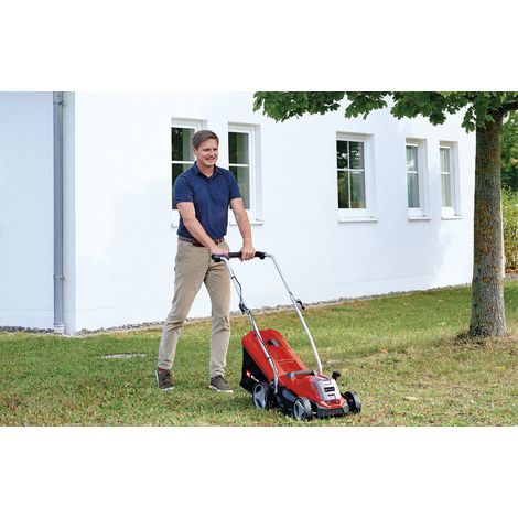 Einhell Tondeuse à gazon sans fil GE-CM 18/33 Li Kit PXC (18V, Brushless, Largeur de Coupe 33cm) Livré avec Batterie 4,0 Ah et Chargeur — photo 4