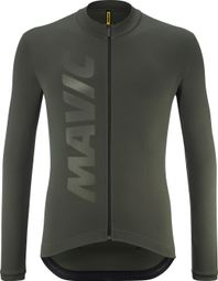 Maillot Manches Longues Mavic Aksium Thermo Vert — photo 1