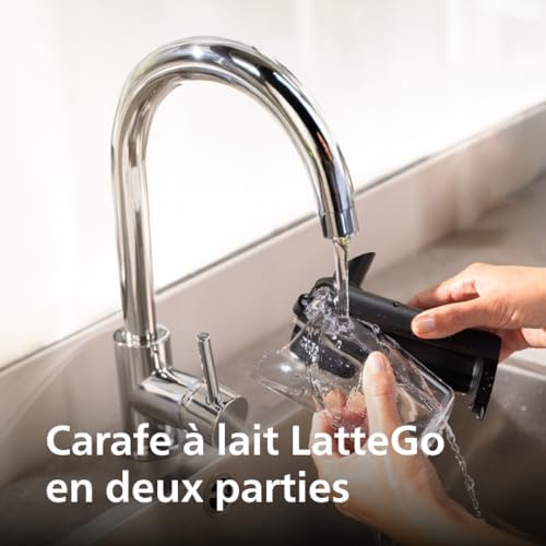 2026 Philips Machine à Expresso Entièrement Automatique 5500 Series–20 Boissons Chaudes et Glacées, Carafe LatteGo Facile à N