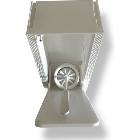 Porte-brosse WC encastré à carreler – Finition invisible – Compatible tous types de carreaux – Nettoyage facile avec réceptacle amovible — photo 4