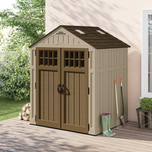 2026 6 ft. 3 in. W x 5 ft. 6 in. D Resin Storage Shed