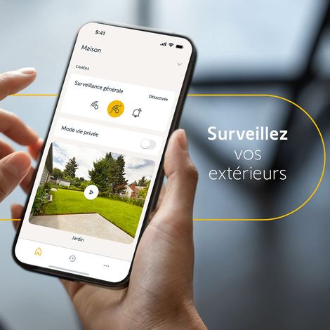 SOMFY 1875326 - Outdoor Camera grise 2 - Caméra de surveillance extérieure wifi — photo 2