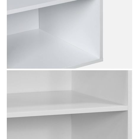Module dressing avec 5 étagères. blanc. panneaux stratifiés — photo 5