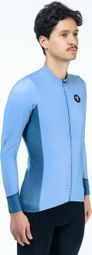 Maillot Manches Longues LeBram Race Thermique Bleu — photo 3