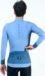 Maillot Manches Longues LeBram Race Thermique Bleu — photo 5