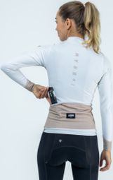 Maillot Manches Longues Femme LeBram Race Thermique Beige — photo 3