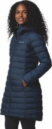 Doudoune Duvet Femme Columbia Lake 22 II Long Bleu — photo 3