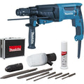 Perforateur burineur MAKITA HR2630TX4 - 800W - SDS-Plus - En coffret avec kit d'accessoires — photo 1