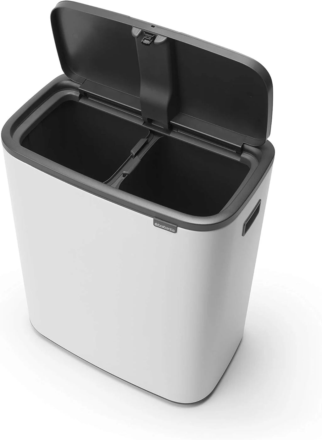 2026 Poubelle Brabantia, acier mat, anti-traces de doigts, 2 x 30 L