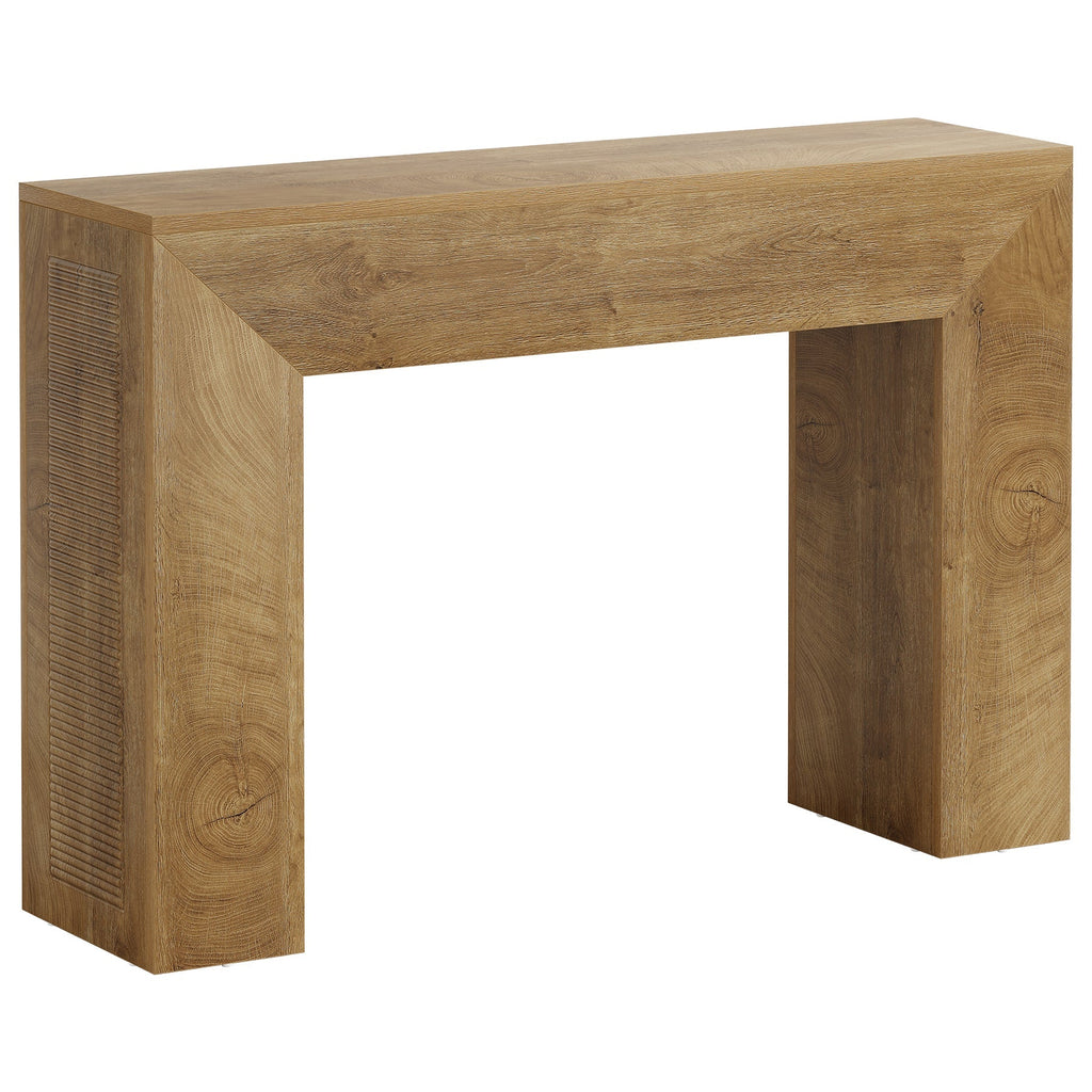 Tribesigns Console pour l'entrée, Table d'appoint étroite de 110 cm de long style campagnard