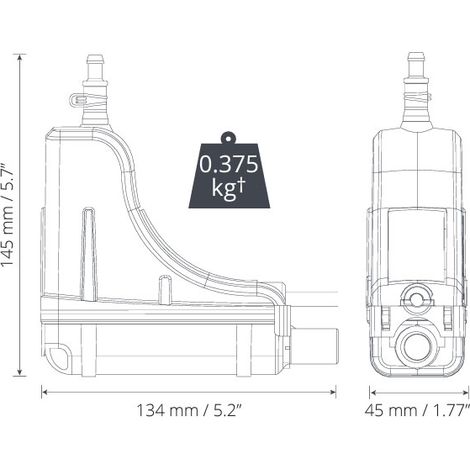 Aspen Pumps – Pompe de relevage de condensats Silent + Mini Lime 40L/h – 16dB(A) silencieuse – Installation rapide pour climatiseurs muraux – BBJ Blanc — photo 4