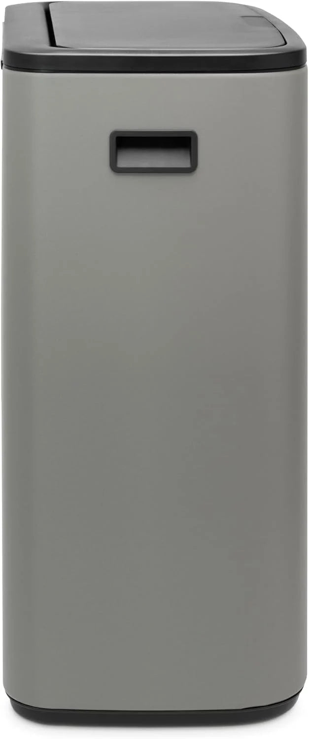 2026 Poubelle Brabantia, acier mat, anti-traces de doigts, 2 x 30 L