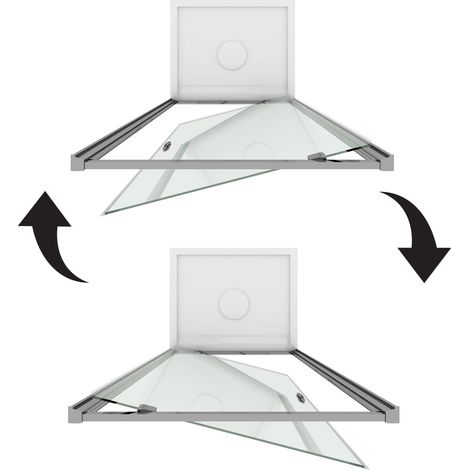 Idralite – Porte de douche pivotante 70 cm – Verre de sécurité 6 mm transparent – Hauteur 198 cm – Ouverture à gauche ou droite – Profils en aluminium anodisé — photo 4