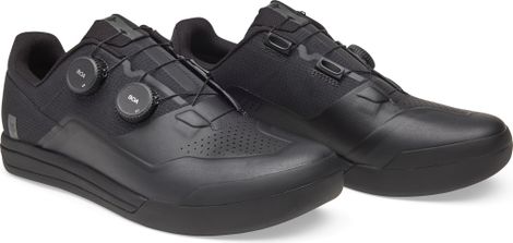 Chaussures Pédales Plates Fox Union Boa Flat Noir — photo 4