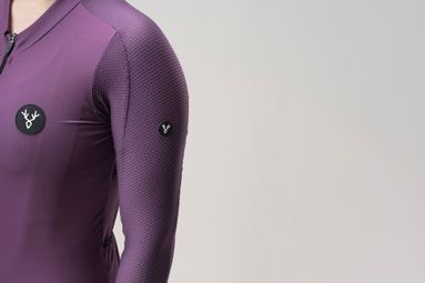Maillot Manches Longues Femme LeBram Turini Violet Prune — photo 4