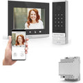 Extel – Kit visiophone filaire connecté avec digicode intégré – Transformateur Rail DIN – Vision nocturne – Compatible application smartphone — photo 1