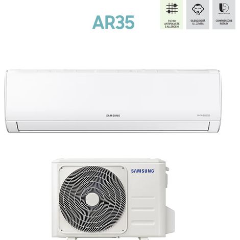 Samsung – Climatiseur réversible 9000 Btu FAR09ART – R32 – Classe A++ – Refroidissement rapide – Déshumidification 1L/h – Pour espaces jusqu'à 25m² — photo 2
