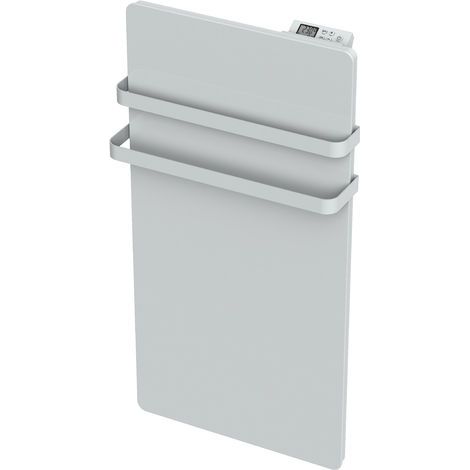 Carrera – Sèche-serviette électrique 1000W – Verre LCD blanc – Programmation hebdomadaire – Thermostat précis 0.1°C – IP24 pour salle de bain — photo 5