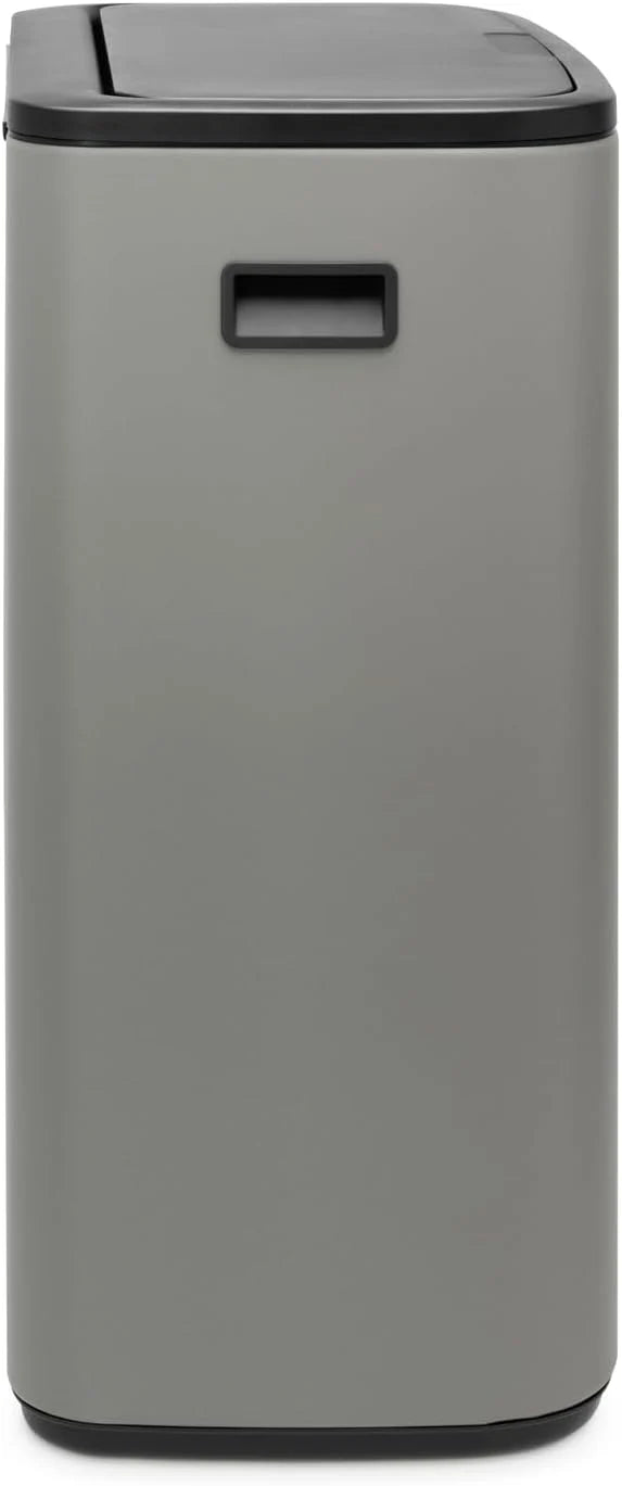 2026 Poubelle Brabantia, acier mat, anti-traces de doigts, 2 x 30 L