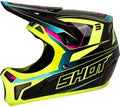 Casque Integral Shot Rogue Level Rose Pearly/Jaune Fluo — photo 1