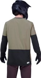 Maillot Manches Longues Fox Defend Thermal Vert — photo 2