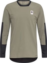 Maillot Manches Longues Fox Defend Thermal Vert — photo 3