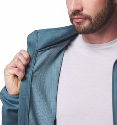 Veste Polaire Columbia Essential Hike Grid Bleu — photo 8