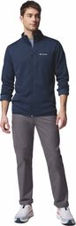 Veste Polaire Columbia Essential Hike Grid Bleu Foncé — photo 3