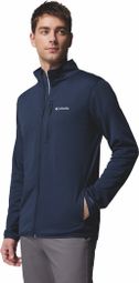 Veste Polaire Columbia Essential Hike Grid Bleu Foncé — photo 4
