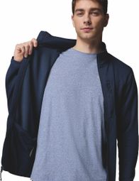 Veste Polaire Columbia Essential Hike Grid Bleu Foncé — photo 6