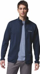 Veste Polaire Columbia Essential Hike Grid Bleu Foncé — photo 7