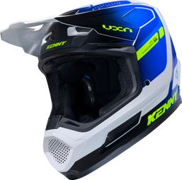 Casque Integral Kenny Performance Bleu/Blanc — photo 2
