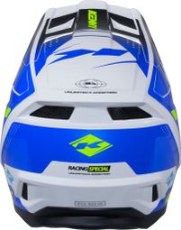 Casque Integral Kenny Performance Bleu/Blanc — photo 3