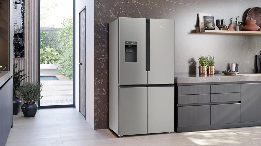 2026 SIEMENS KF96NVPEA iQ300 Multi-Door-Kühlschrank, 183 x 91 cm, 405 L Kühlen & 200 L Gefrieren, hyperFresh längere Frische